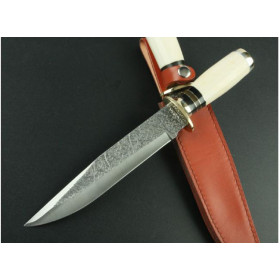 Forging flower bone of animal straight knife (big size) UD8003